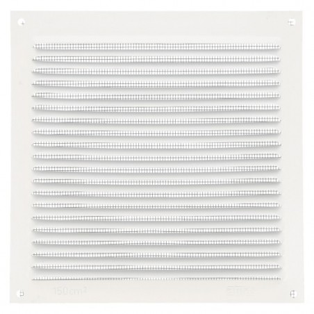 AMIG 20220  
 Rejilla ventilación con mosquitera 3  
 170 x 170 mm  
 Aluminio  
 Blanco