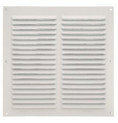 AMIG 20221  
 Rejilla ventilación con mosquitera 3  
 200 x 200 mm  
 Aluminio  
 Blanco