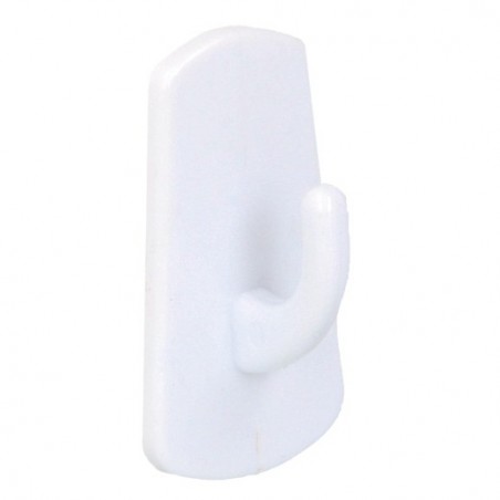 AMIG 20225  
 Colgador adhesivo 208  
 52 x 28 x 21 mm  
 Plástico  
 Blanco