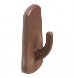 AMIG 20226  
 Colgador adhesivo 208  
 52 x 28 x 21 mm  
 Plástico  
 Marrón