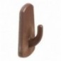 AMIG 20226  
 Colgador adhesivo 208  
 52 x 28 x 21 mm  
 Plástico  
 Marrón