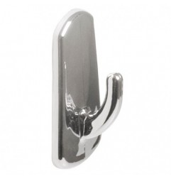 AMIG 20227  
 Colgador adhesivo 208  
 52 x 28 x 21 mm  
 Plástico  
 Cromado