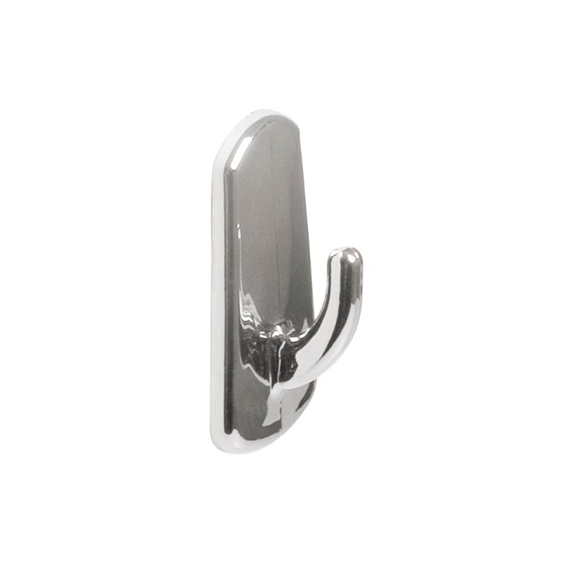 AMIG 20227  
 Colgador adhesivo 208  
 52 x 28 x 21 mm  
 Plástico  
 Cromado