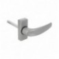 AMIG 20239  
 Manilla aluminio DELTA  
 121 x 72 mm  
 Aluminio  
 Plata - Izquierda
