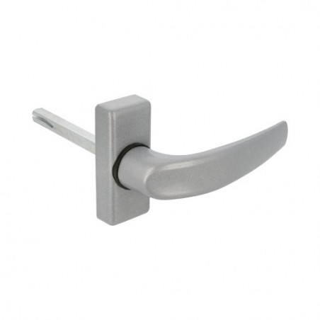 AMIG 20242  
 Manilla aluminio DELTA  
 121 x 72 mm  
 Aluminio  
 Plata