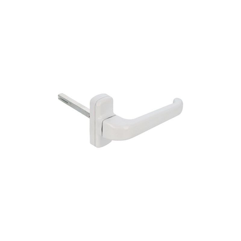 AMIG 20243  
 Manilla aluminio EPSILON  
 132 x 70 mm  
 Aluminio  
 Blanco