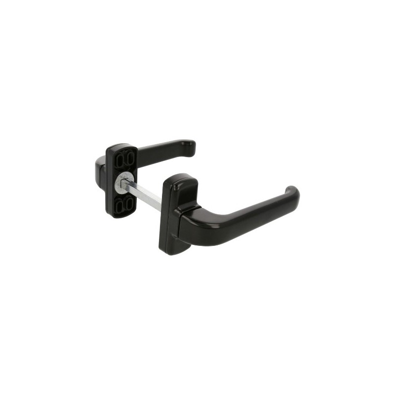 AMIG 20244  
 Manilla aluminio EPSILON  
 132 x 70 mm  
 Aluminio  
 Negro