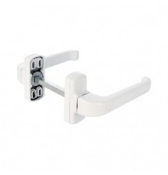AMIG 20246  
 Manilla aluminio EPSILON  
 132 x 70 mm  
 Aluminio  
 Blanco