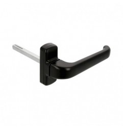 AMIG 20247  
 Manilla aluminio EPSILON  
 132 x 70 mm  
 Aluminio  
 Negro