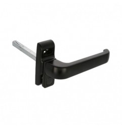 AMIG 20251  
 Manilla aluminio para ventana GAMMA  
 122 x 70 mm  
 Aluminio  
 Negro - Derecha