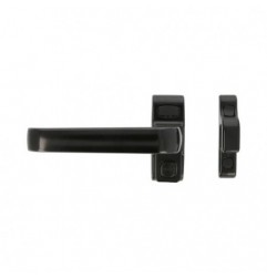 AMIG 20252  
 Manilla aluminio para ventana GAMMA  
 122 x 70 mm  
 Aluminio  
 Negro - Izquierda