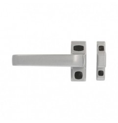 AMIG 20254  
 Manilla aluminio para ventana GAMMA  
 122 x 70 mm  
 Aluminio  
 Plata - Izquierda