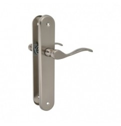 AMIG 20260  
 Manilla con placa YALTA-PA  
 237 x 40 mm  
 Acero  
 Cromado mate
