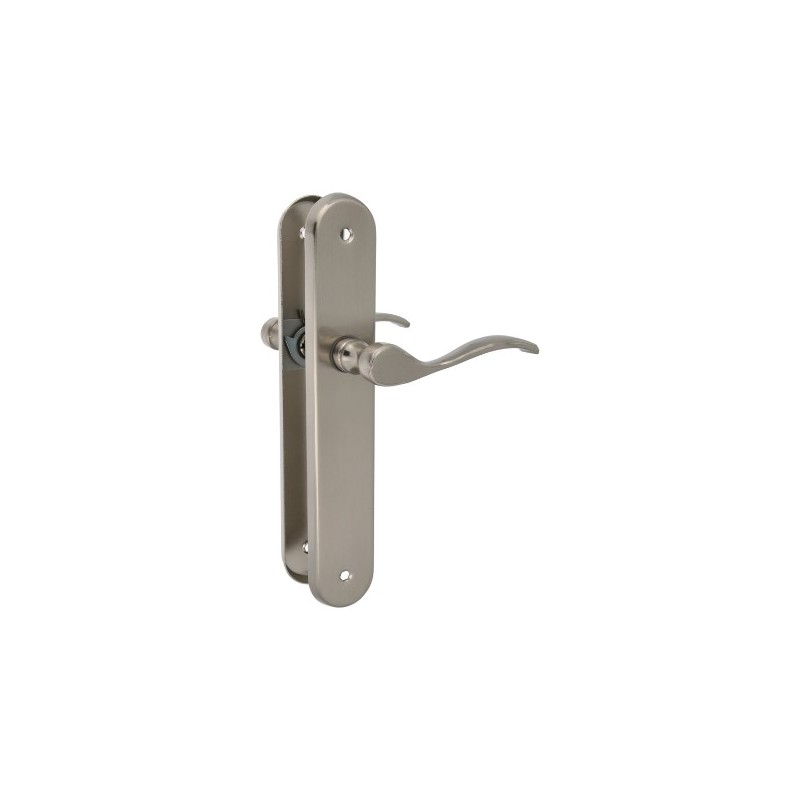 AMIG 20260  
 Manilla con placa YALTA-PA  
 237 x 40 mm  
 Acero  
 Cromado mate
