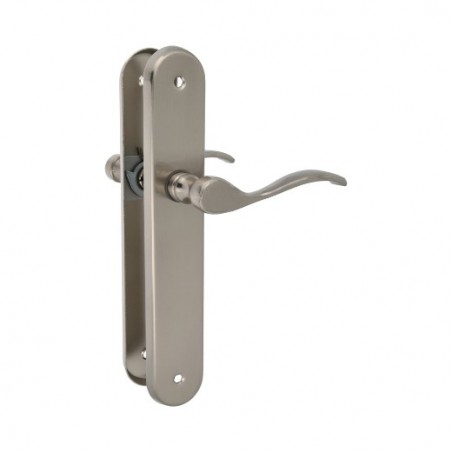 AMIG 20260  
 Manilla con placa YALTA-PA  
 237 x 40 mm  
 Acero  
 Cromado mate