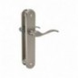 AMIG 20260  
 Manilla con placa YALTA-PA  
 237 x 40 mm  
 Acero  
 Cromado mate