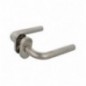 AMIG 20270  
 Manilla con roseta 4O  
 61 x 32 mm  
 Acero inoxidable 18/8  
 Mate