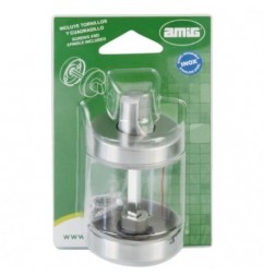 AMIG 20274  
 Muletilla 6D  
 Ø53 mm  
 Acero inoxidable 18/8  
 Mate