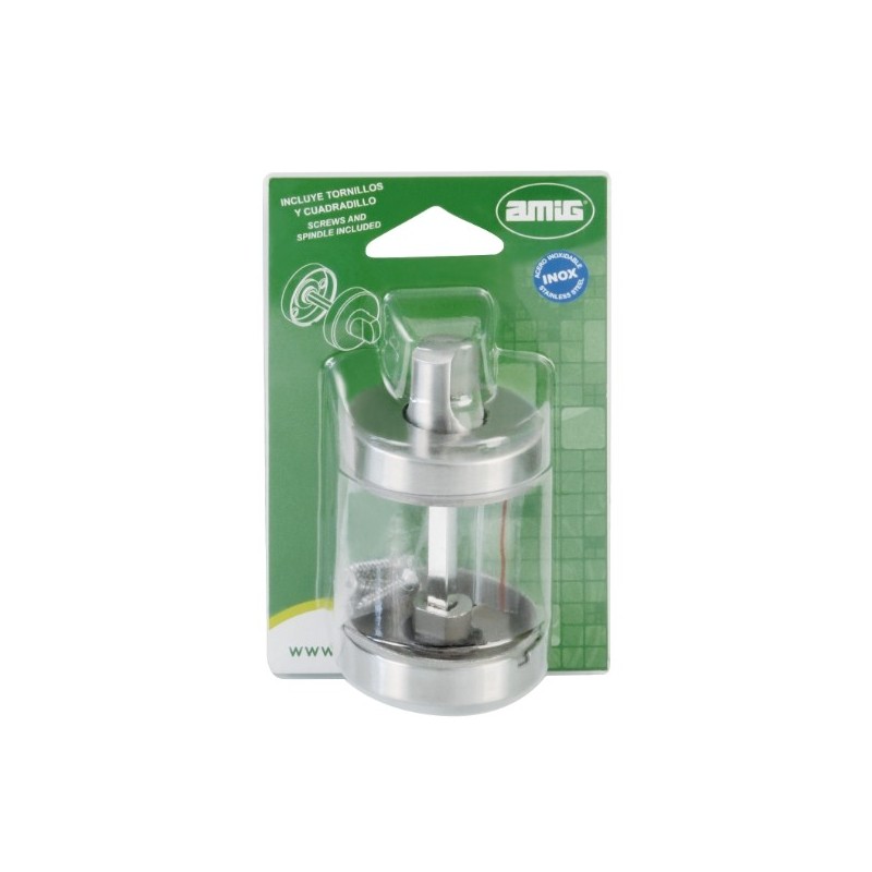 AMIG 20274  
 Muletilla 6D  
 Ø53 mm  
 Acero inoxidable 18/8  
 Mate
