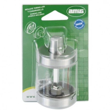 AMIG 20274  
 Muletilla 6D  
 Ø53 mm  
 Acero inoxidable 18/8  
 Mate