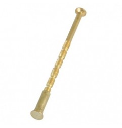 AMIG 20275  
 Tornillo pasante antirrobo MAN  
 M4 x 75 mm  
 Acero  
 Latonado barnizado