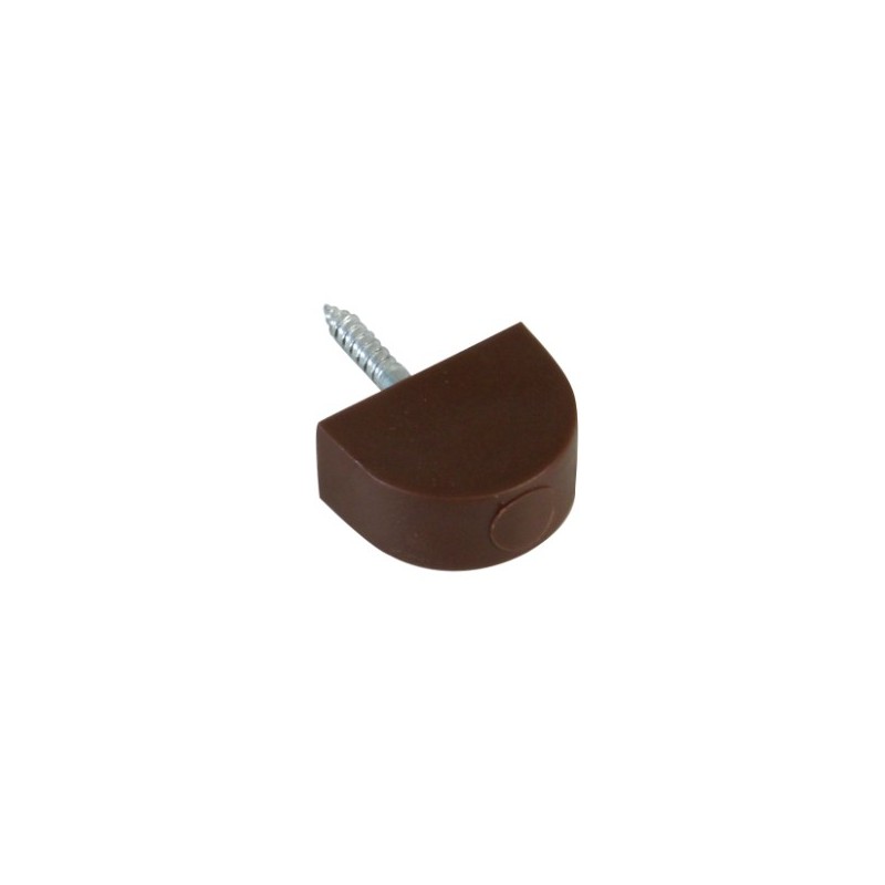AMIG 20305  
 Soporte plástico para baldas 165  
 Ø14 x 22 mm  
 Plástico  
 Marrón