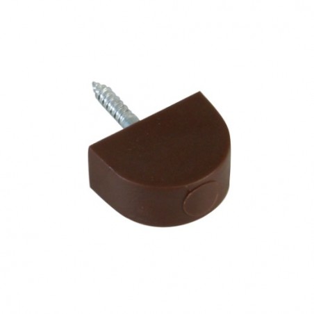 AMIG 20305  
 Soporte plástico para baldas 165  
 Ø14 x 22 mm  
 Plástico  
 Marrón