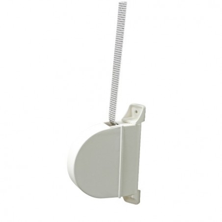 AMIG 20322  
 Recogedor persiana abatible  
 20 mm  
 Blanco/Pintas