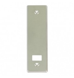AMIG 20328  
 Embellecedor recogedor persiana  
 222 x 65 mm  
 Aluminio  
 Natural