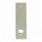 AMIG 20328  
 Embellecedor recogedor persiana  
 222 x 65 mm  
 Aluminio  
 Natural