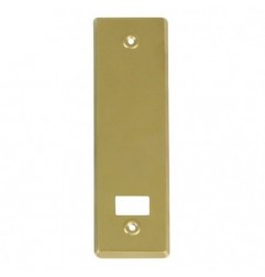 AMIG 20330  
 Embellecedor recogedor persiana  
 222 x 65 mm  
 Aluminio  
 Oro