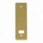 AMIG 20330  
 Embellecedor recogedor persiana  
 222 x 65 mm  
 Aluminio  
 Oro