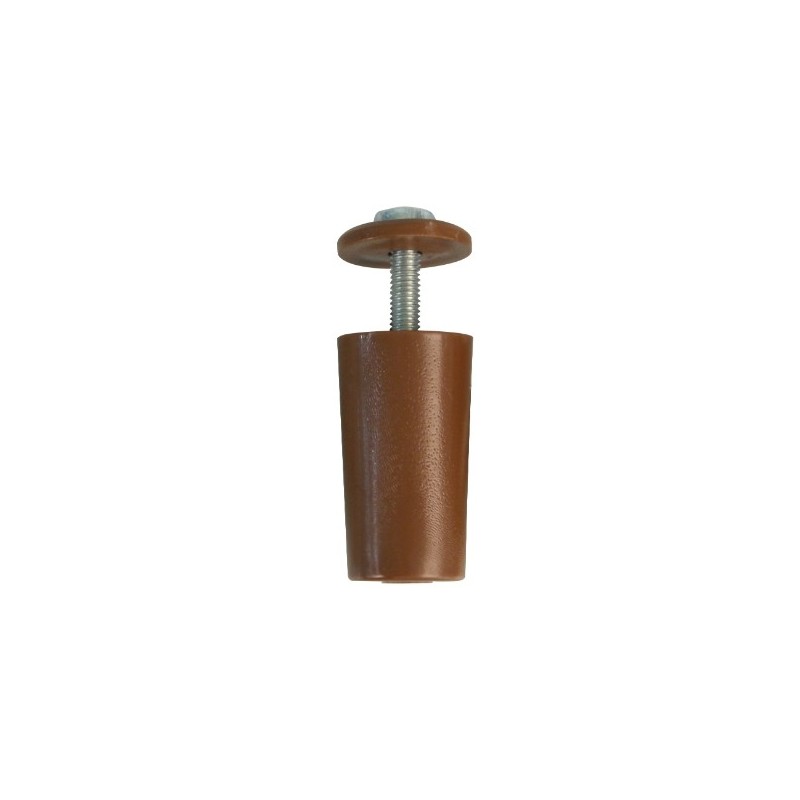 AMIG 20344  
 Tope persiana  
 40 mm  
 Polipropileno  
 Marrón