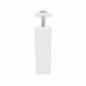 AMIG 20347  
 Tope persiana  
 60 mm  
 Polipropileno  
 Blanco