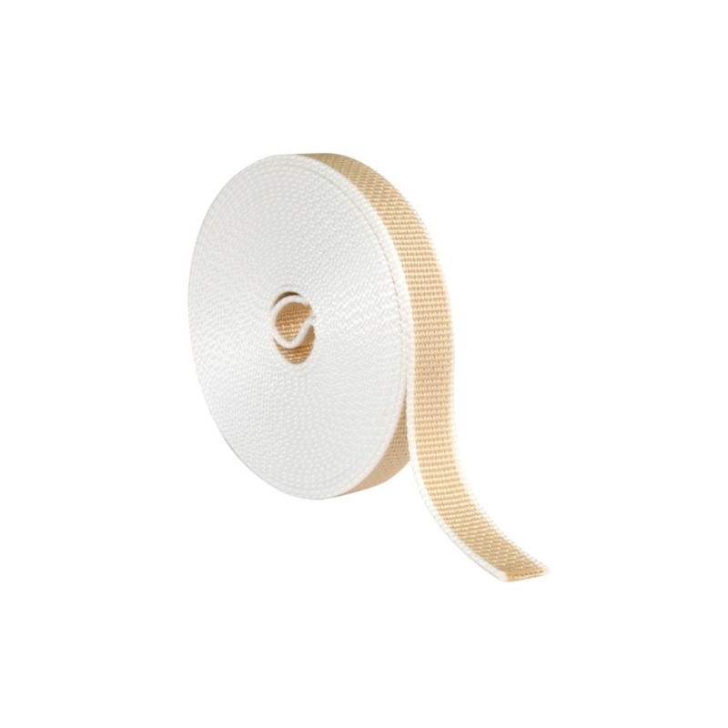 AMIG 20361  
 Cinta persiana  
 22 mm x 6 m  
 Beige/blanco