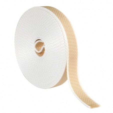 AMIG 20361  
 Cinta persiana  
 22 mm x 6 m  
 Beige/blanco