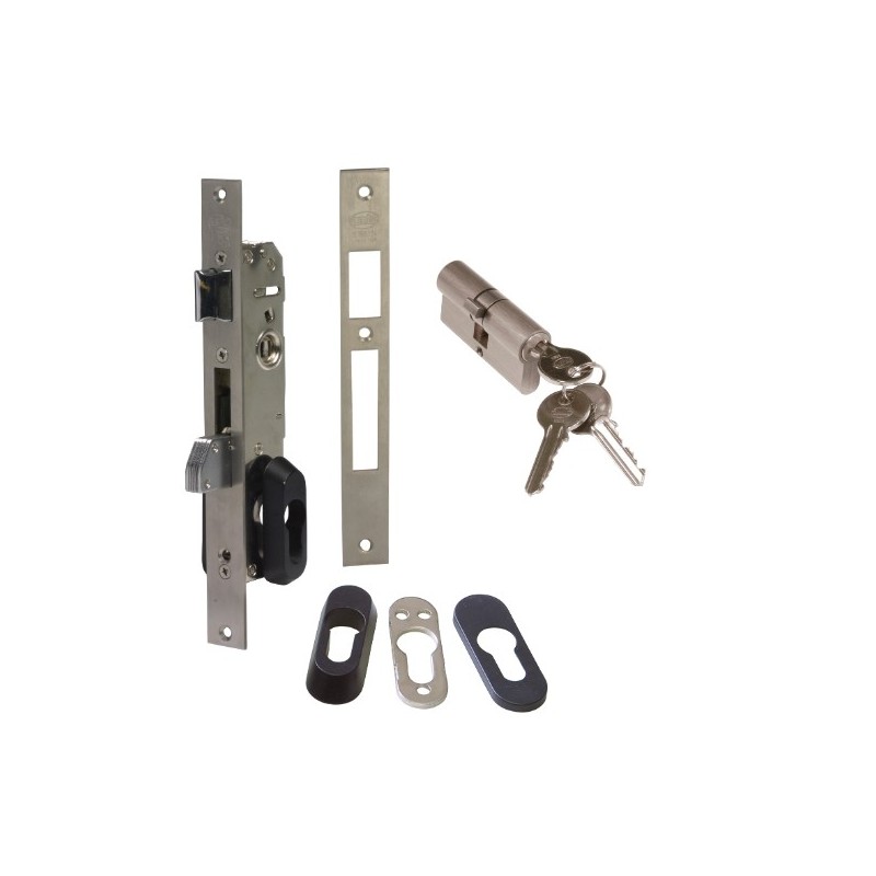 AMIG 20365  
 Cerradura 740  
 20 mm  
 Acero inoxidable 18/8  
 Mate