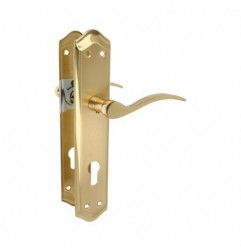AMIG 20372  
 Manilla con placa BETA PB85  
 256 x 48 mm  
 Latón  
 Mate