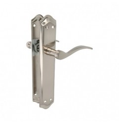 AMIG 20374  
 Manilla con placa BETA PB85  
 256 x 48 mm  
 Latón  
 Cromado mate