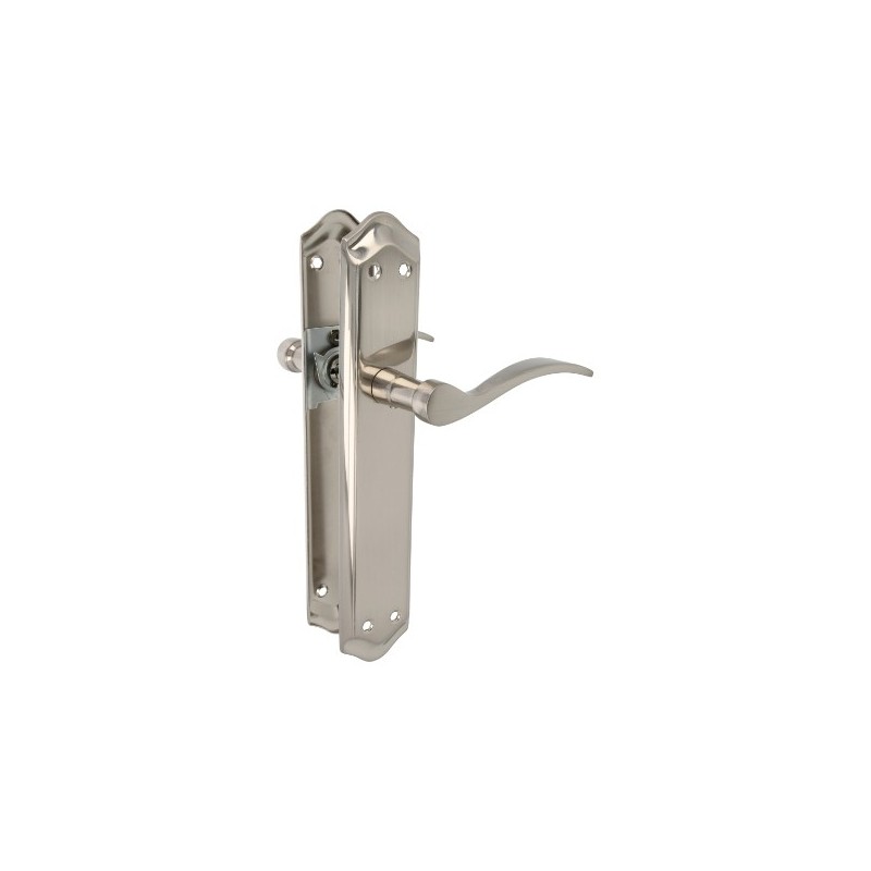 AMIG 20374  
 Manilla con placa BETA PB85  
 256 x 48 mm  
 Latón  
 Cromado mate