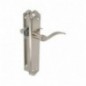 AMIG 20374  
 Manilla con placa BETA PB85  
 256 x 48 mm  
 Latón  
 Cromado mate