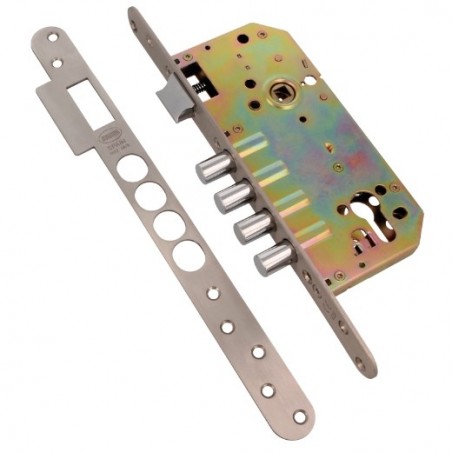 AMIG 20376  
 Cerradura 101 BASE  
 50/85  
 Acero inoxidable 18/8  
 Mate