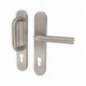 AMIG 20400  
 Set manillón + manilla 10PX + 4PXB85  
 230 x 45 mm  
 Acero inoxidable 18/8  
 Mate - Derecha
