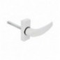 AMIG 20416  
 Manilla aluminio DELTA  
 121 x 72 mm  
 Aluminio  
 Blanco
