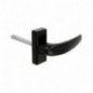 AMIG 20417  
 Manilla aluminio DELTA  
 121 x 72 mm  
 Aluminio  
 Negro