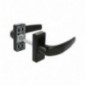 AMIG 20420  
 Manilla aluminio DELTA  
 121 x 72 mm  
 Aluminio  
 Negro