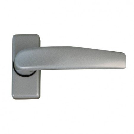 AMIG 20421  
 Manilla con placa DELTA  
 121 x 72 mm  
 Aluminio  
 Plata