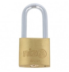 NIZA 20431  
 Candado llaves iguales NIZA AN  
 50 mm  
 Latón  
 Mate