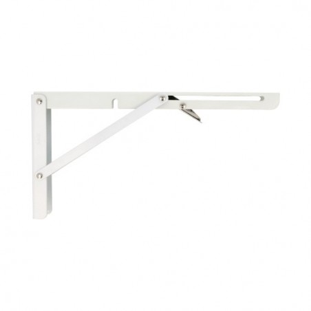 AMIG 20435  
 Palomilla abatible 800  
 300 x 155 mm  
 Acero  
 Blanco