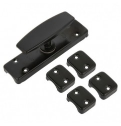AMIG 20457  
 Falleba 18  
 126 x 32 mm  
 Acero  
 Negro mate